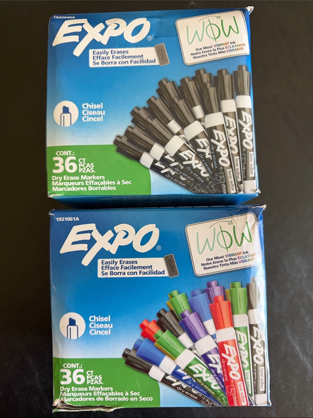 EXPO Dry Erase Marker 36-Count Multi-Color Pack (2 Boxes) Back to School